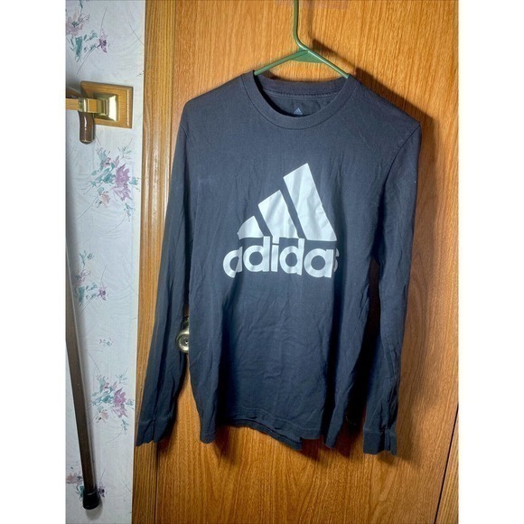 adidas logo pullover‎ crewneck sweatshirt size s/p - Picture 5 of 5